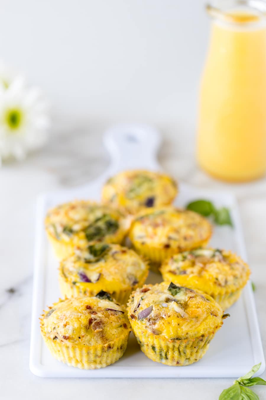 Bacon, Basil & SunDried Tomato Egg Muffins Kroll's Korner