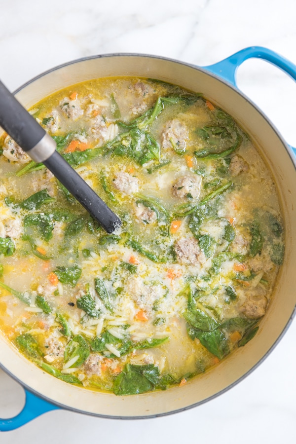 Italian Wedding Soup (Easy and Healthy!) Kroll's Korner