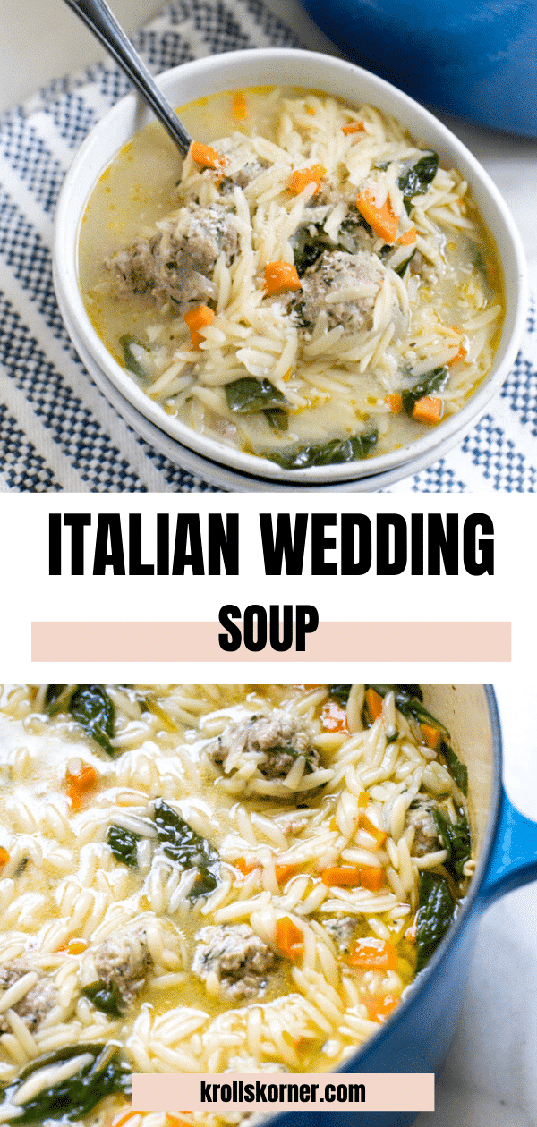 Italian Wedding Soup (Easy and Healthy!) Kroll's Korner