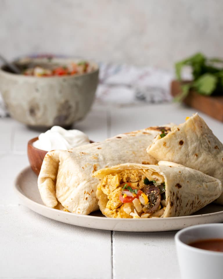 Carne Asada Breakfast Burrito (Freezer Friendly) Kroll's Korner