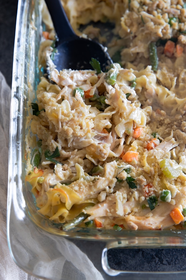 Pot Pie Pasta Casserole Easy Dinner! Kroll's Korner