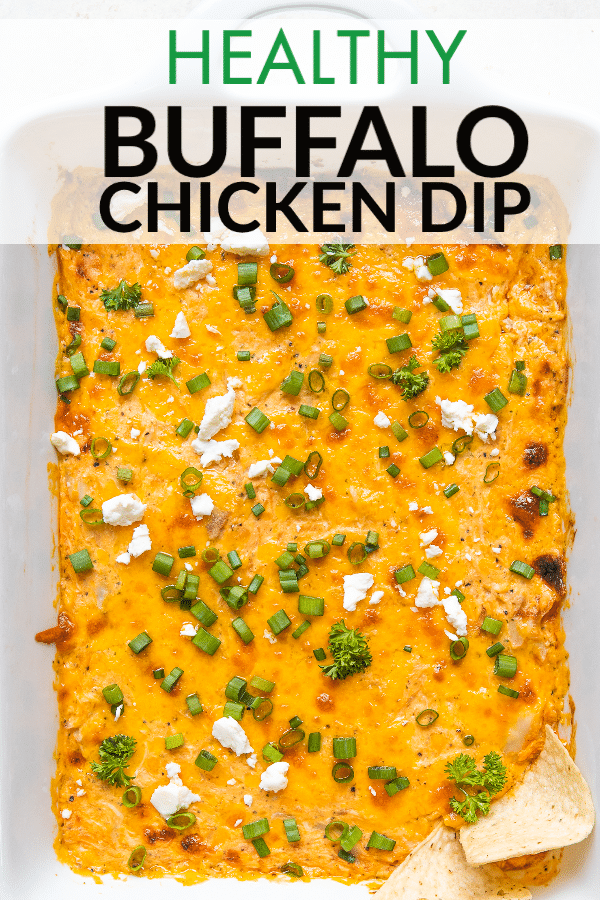 Healthy Buffalo Chicken Dip (No Cream Cheese) VIDEO Kroll's Korner