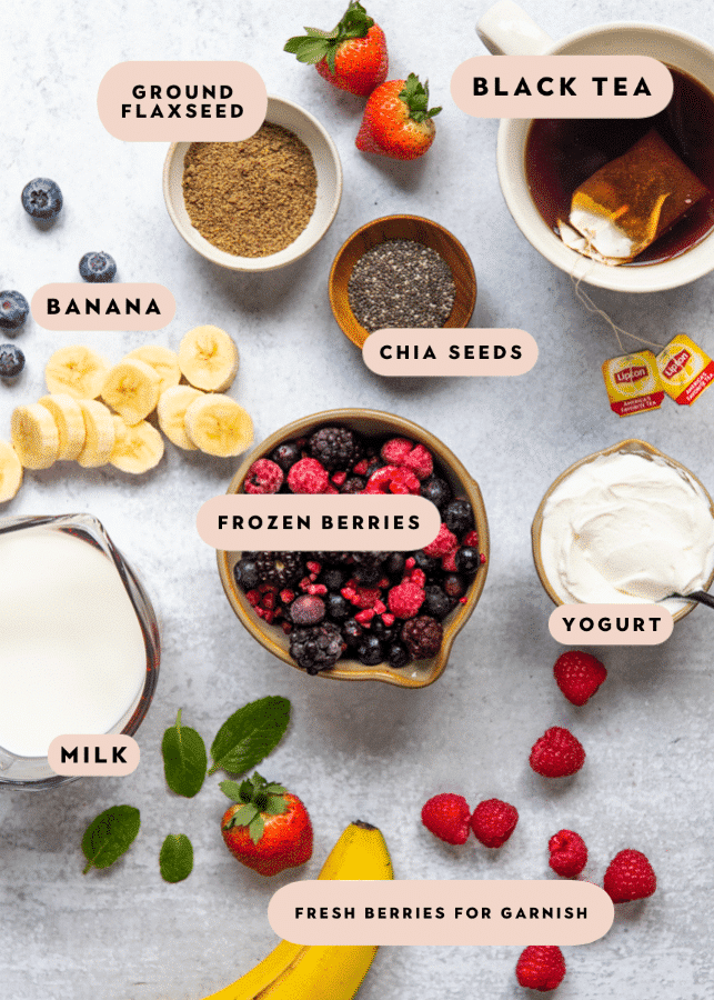 healthy fruit smoothie recipe ingredients 