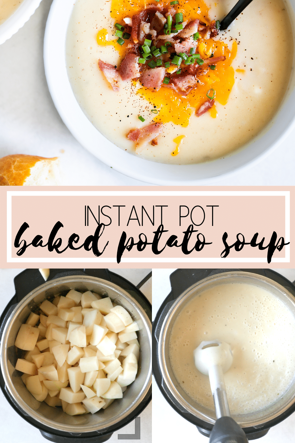 Instant Pot Baked Potato Soup (VIDEO) Kroll's Korner
