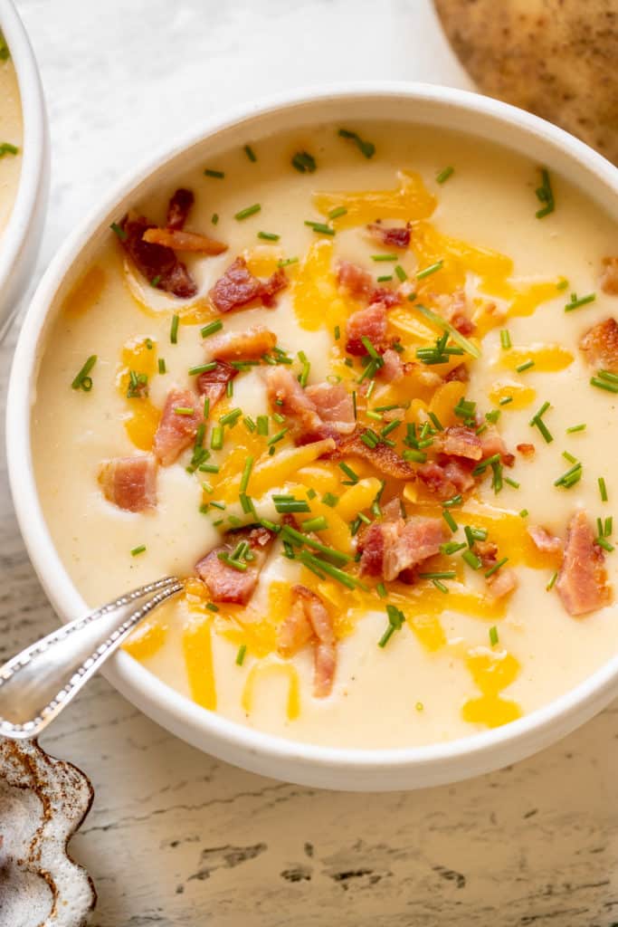 Instant Pot Baked Potato Soup (VIDEO) Kroll's Korner