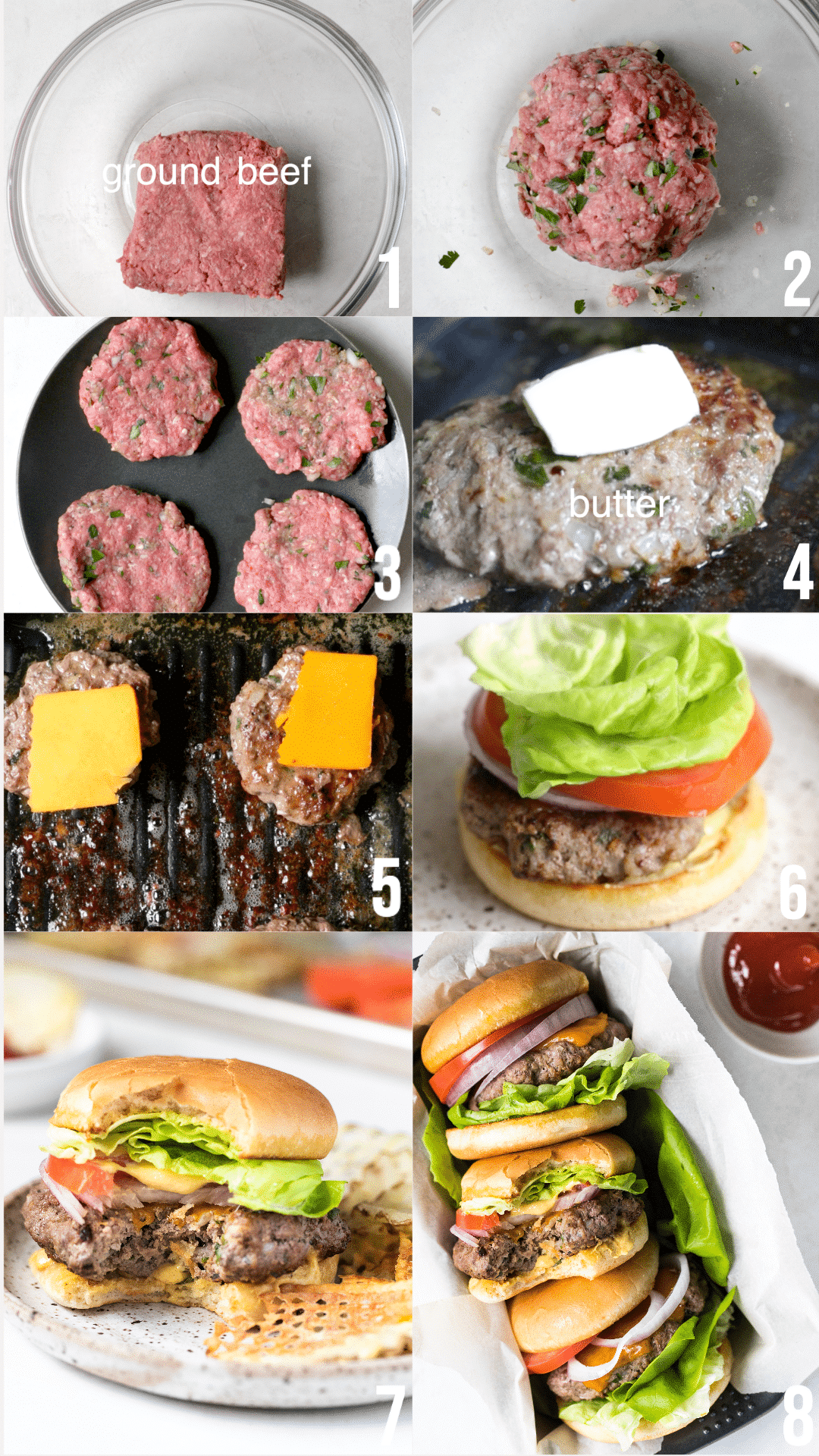 how to make ground beef burgers