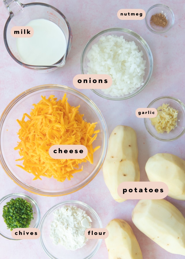 ingredients needed to make scalloped potatoes