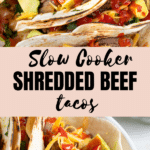 tacos with shredded beef