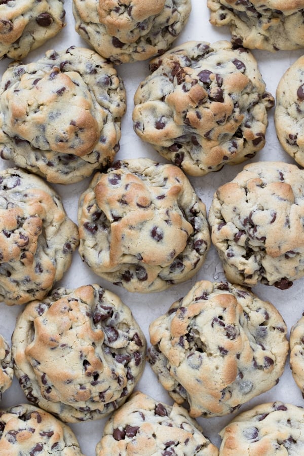 Chocolate Chip Scooped Cookie Dough Cookies, Recipe