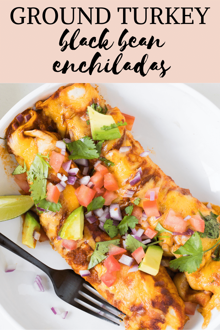 Ground Turkey Enchiladas with Black Beans | Kroll's Korner