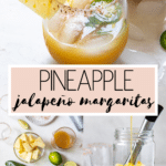 pineapple margarita in a glass