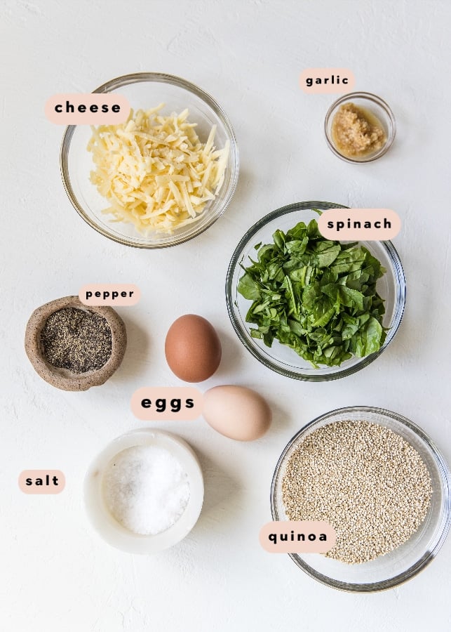 all of the ingredients need to make a healthy egg scramble 