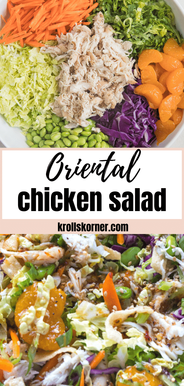 Chopped Chicken Salad with Sesame Dressing Dinners Kroll's Korner