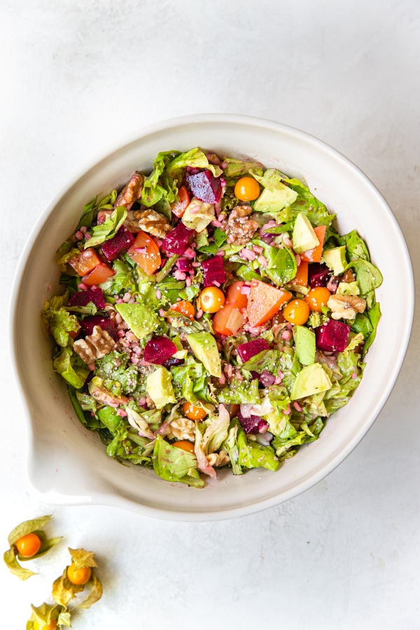 beet salad in a large bowl