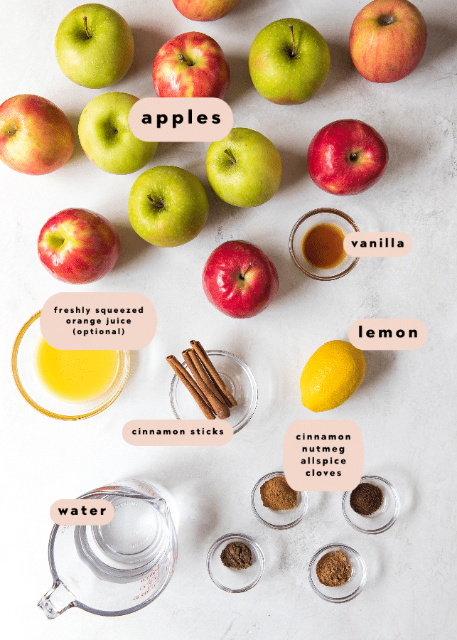 ingredients needed to make no sugar added applesauce