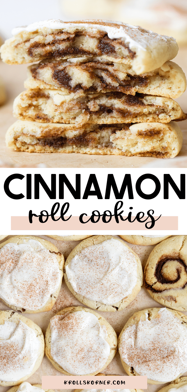 Cinnamon Roll Cookies • (video) • Kroll's Korner