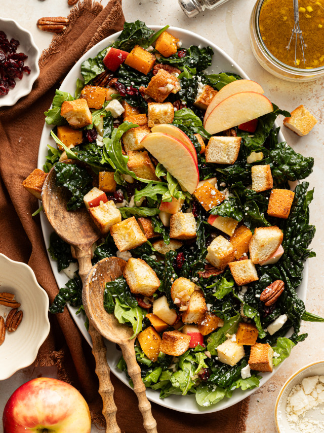Fall Panzanella Salad