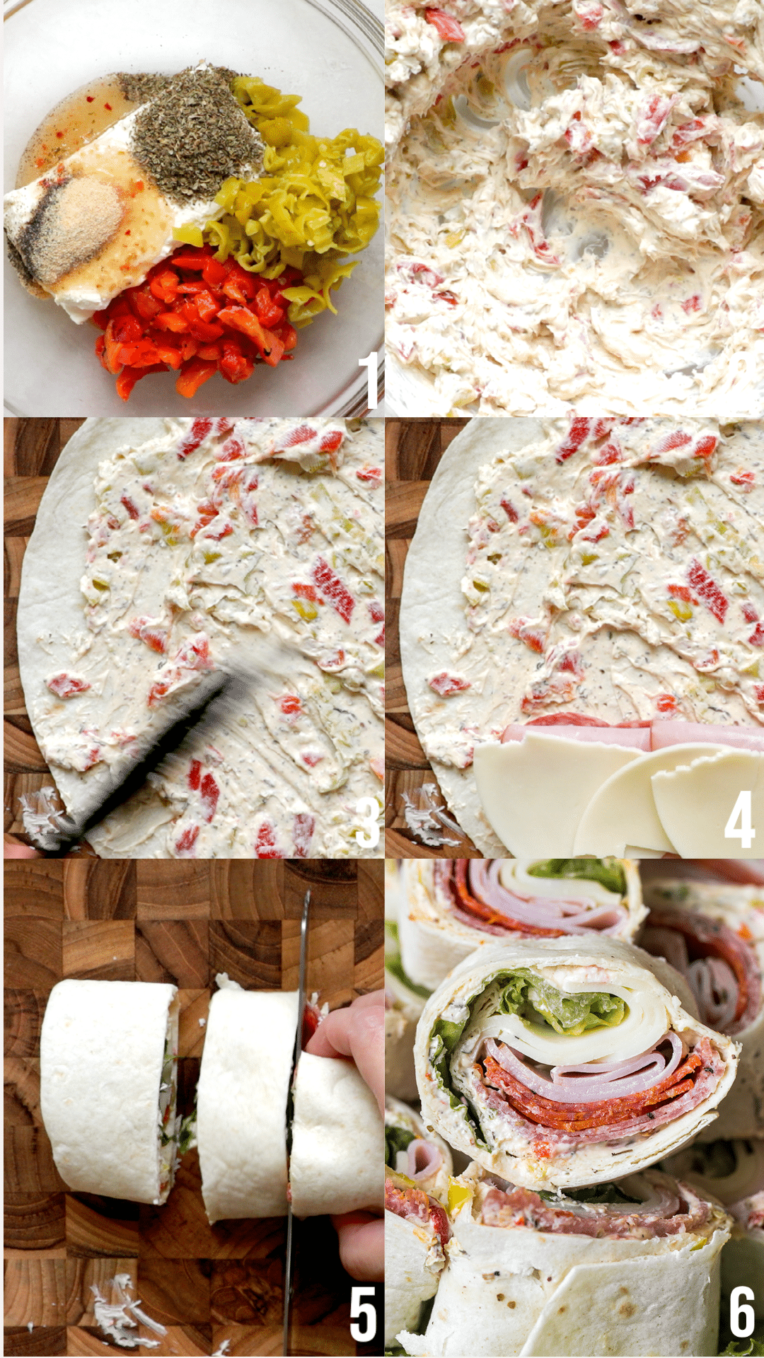 Italian Pinwheels with Cream Cheese • (VIDEO) • Kroll's Korner