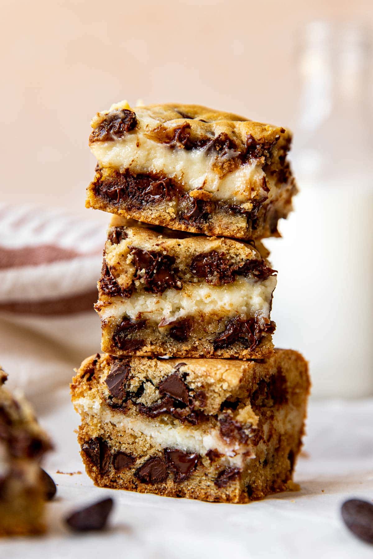 chocolate chip cookie dough bars