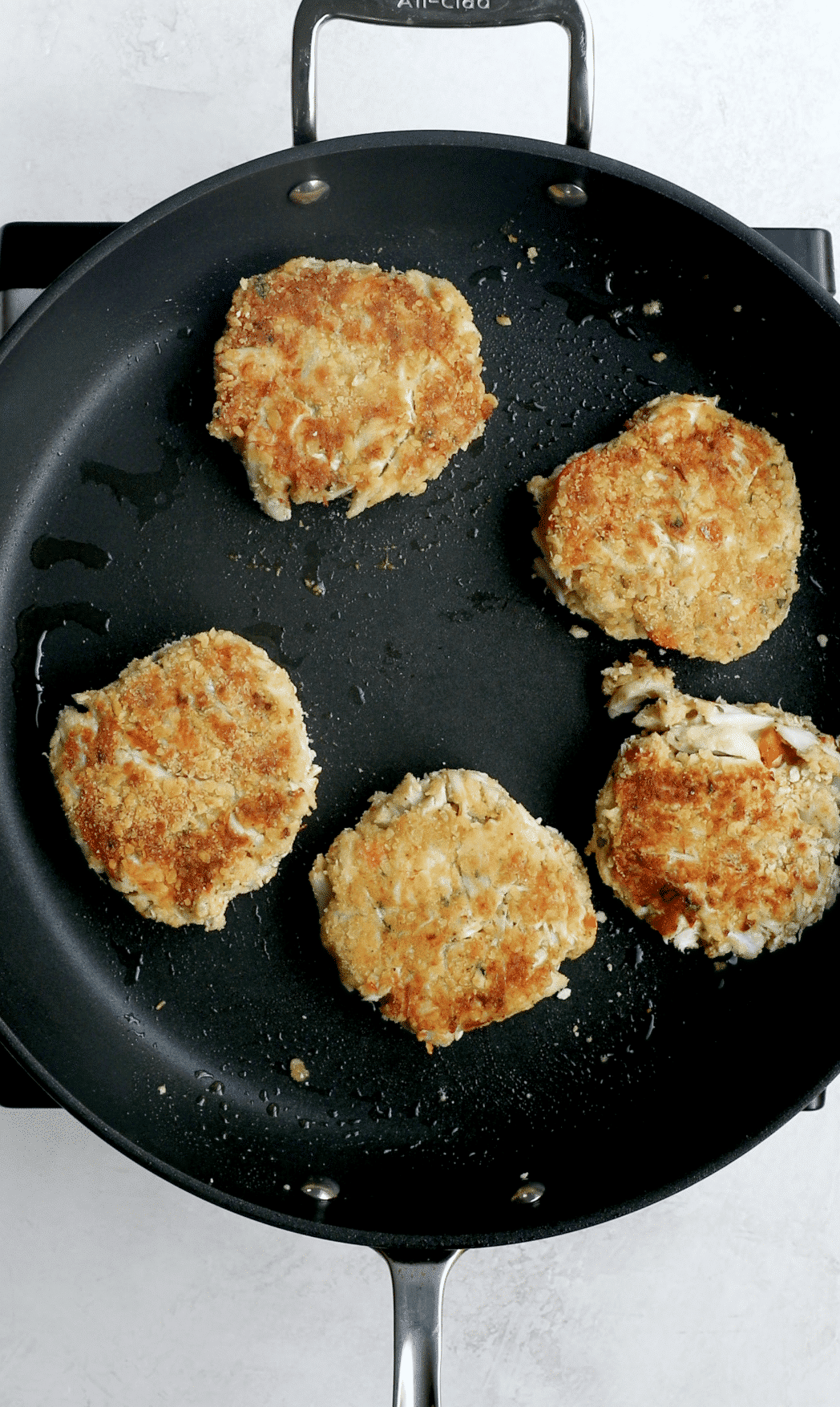 Maryland Crab Cakes (Pan Fried) - Mighty Mrs