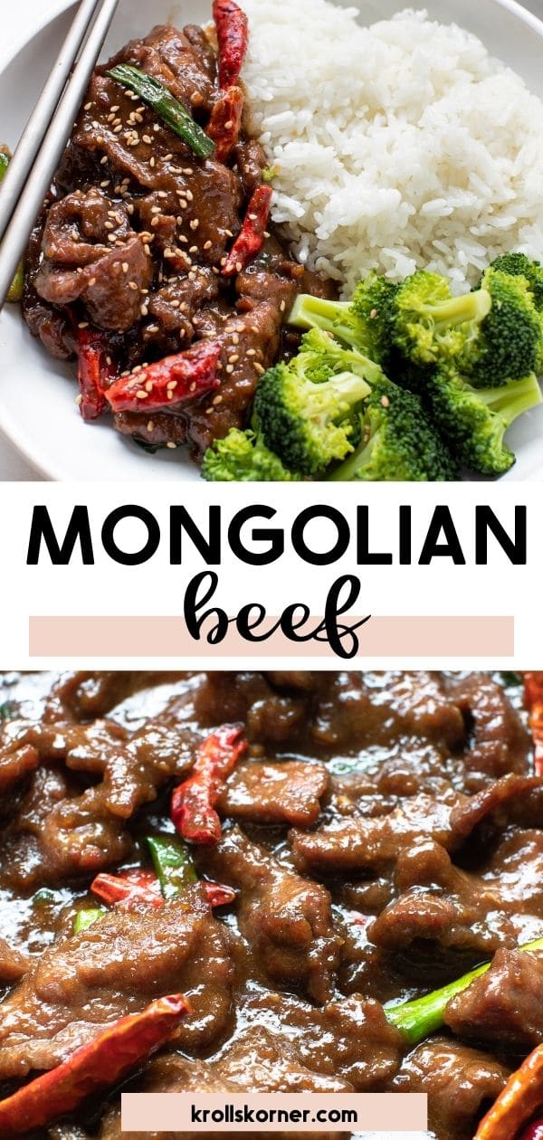 Easy Mongolian Beef (Better than Takeout!) • Kroll's Korner