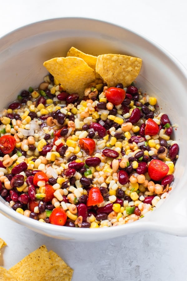 texas caviar in a large bowl