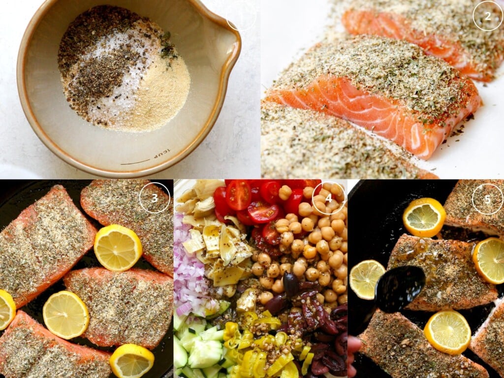 Mediterranean Salmon • (Recipe with Video) Kroll's Korner