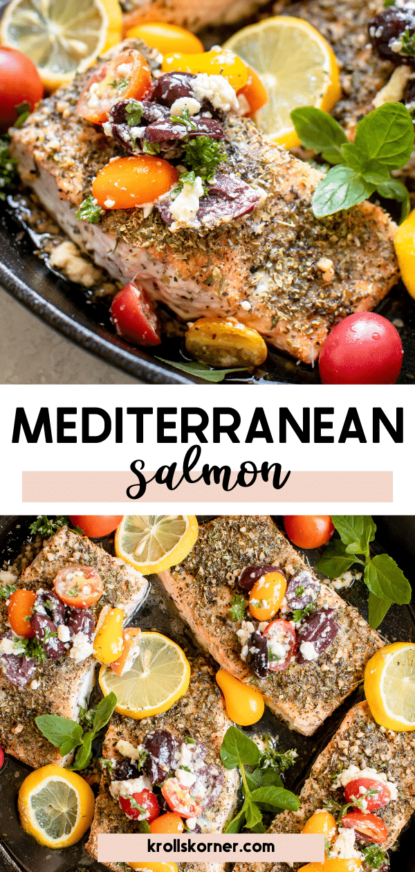 Mediterranean Salmon • (Recipe with Video) Kroll's Korner