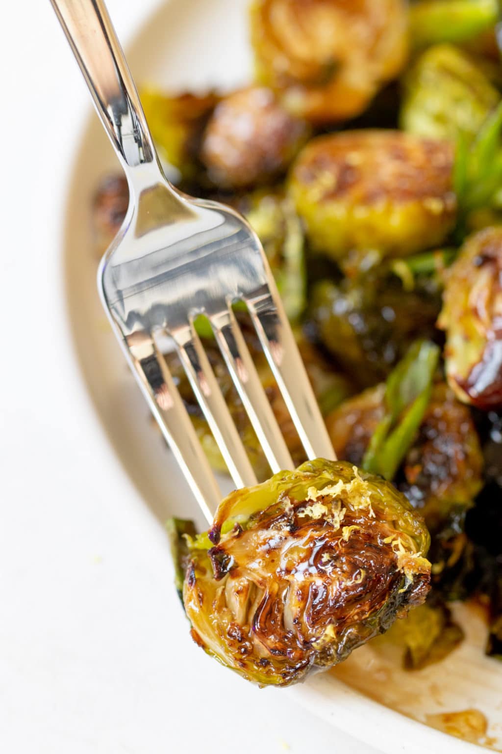 Honey Balsamic Brussels Sprouts • Kroll's Korner