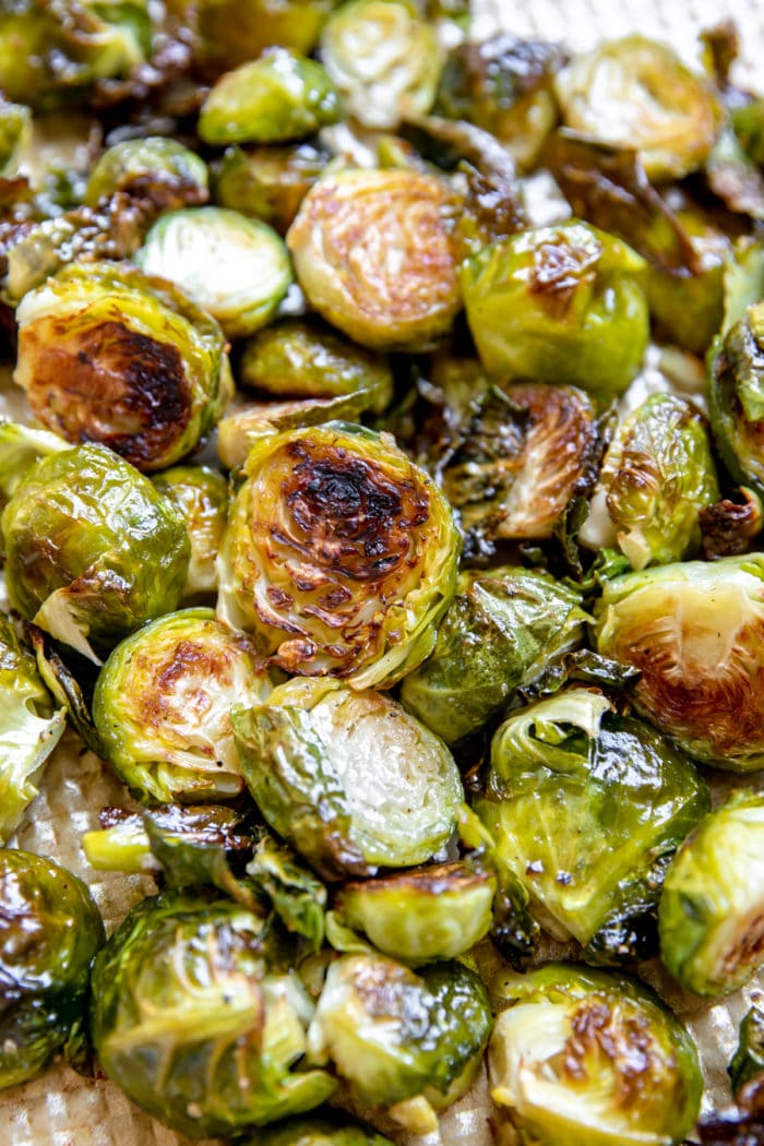 Honey Balsamic Brussels Sprouts • Kroll's Korner
