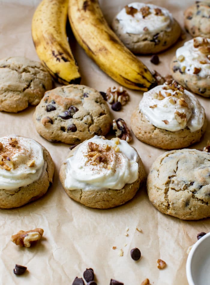 Chocolate Chip Banana Bread Cookies • Kroll's Korner