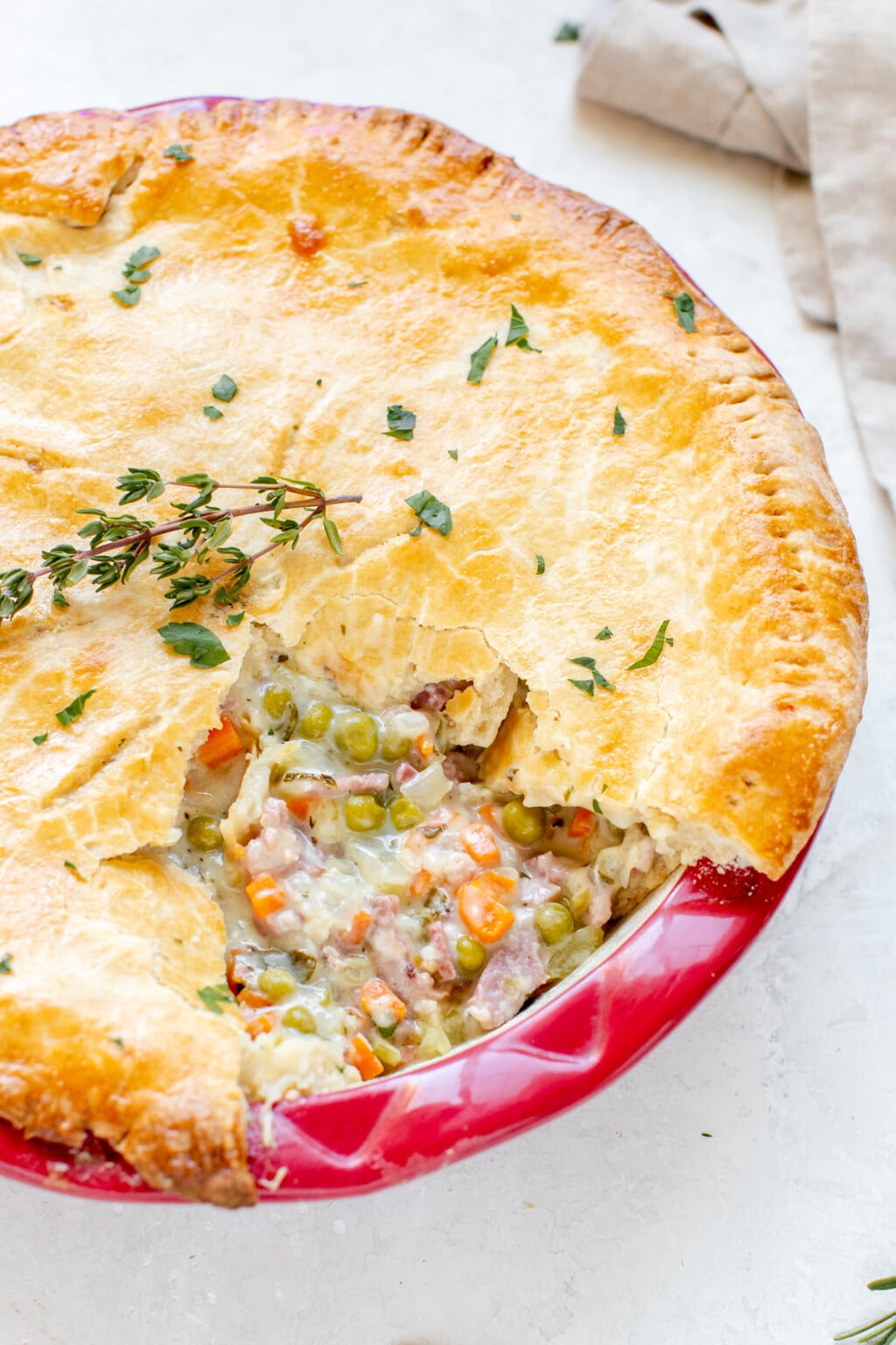 Leftover Ham Pot Pie • Kroll's Korner