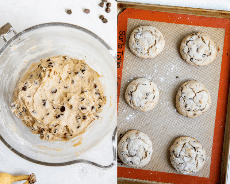 Chocolate Chip Banana Bread Cookies • Kroll's Korner