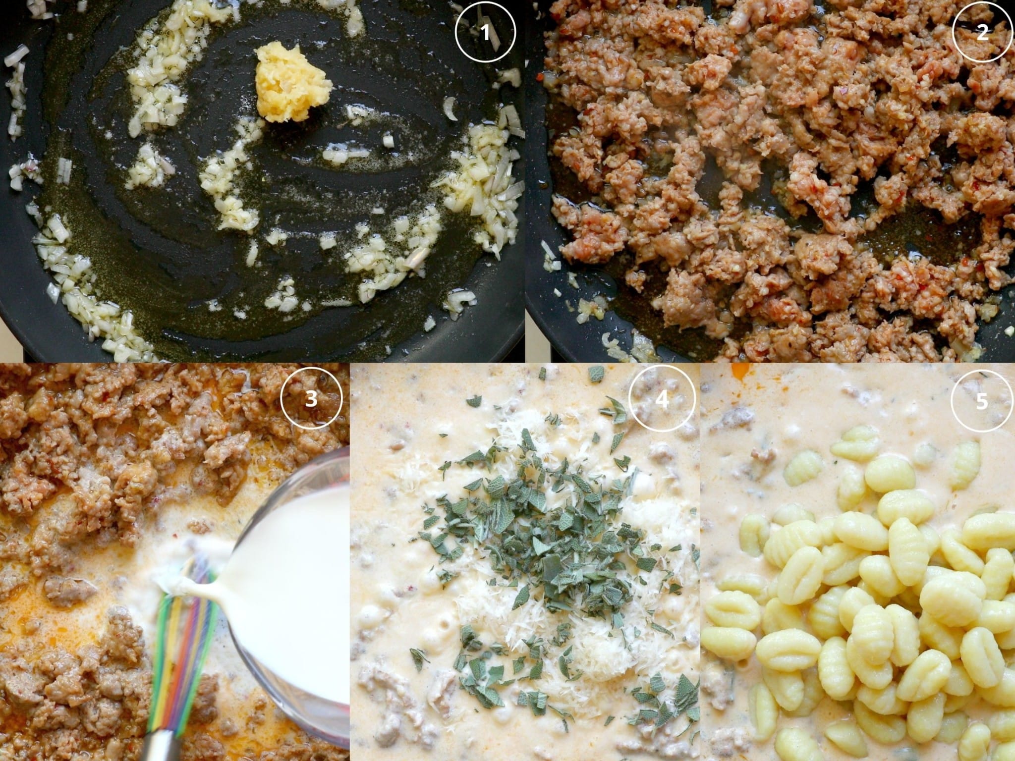 photos step by step making gnocchi pasta