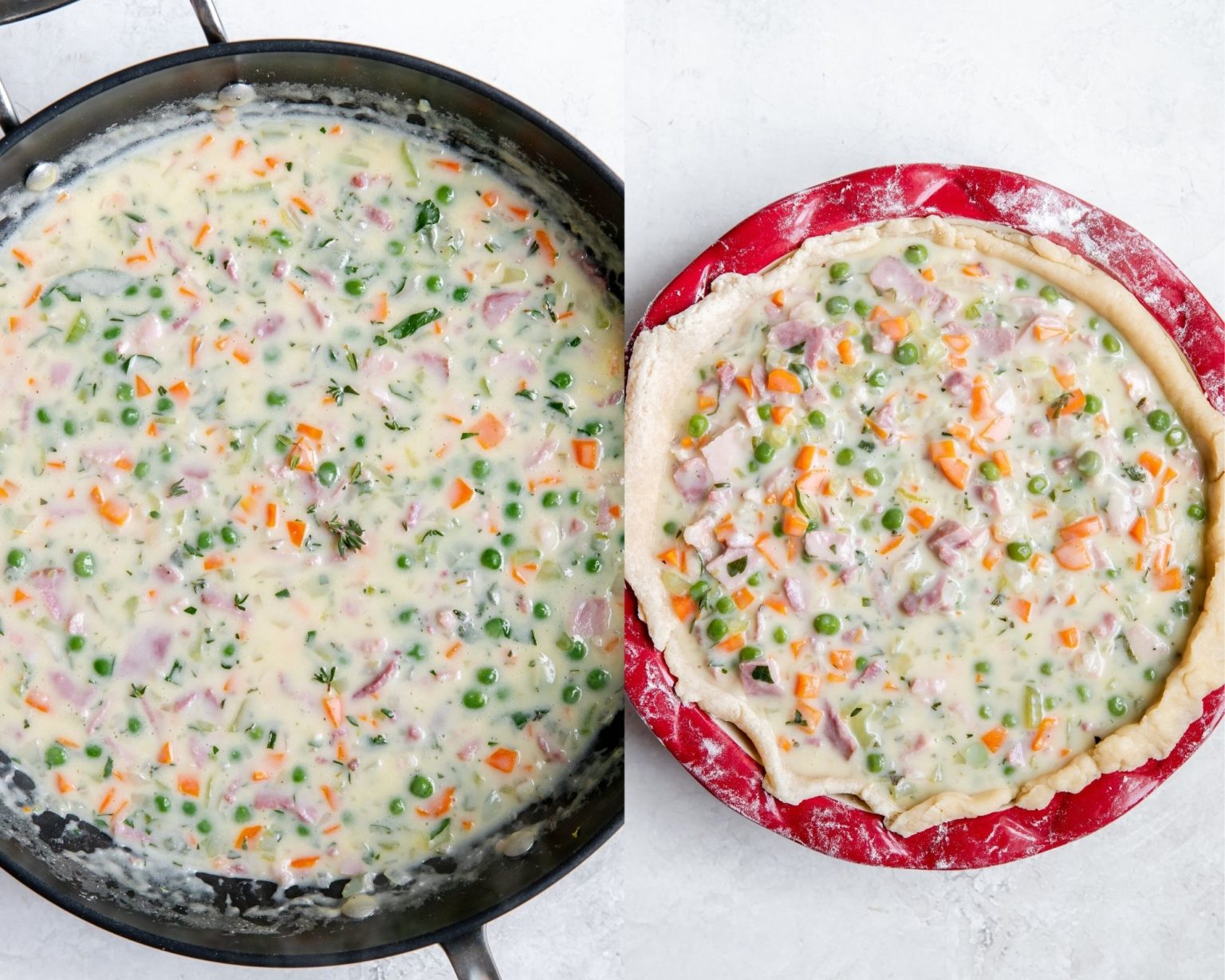 Leftover Ham Pot Pie • Kroll's Korner