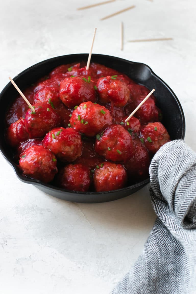 Easy Crockpot Cranberry Meatballs Kroll S Korner