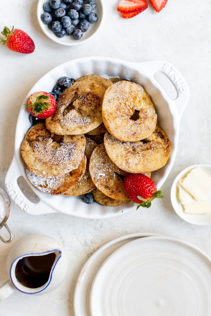 Cinnamon French Toast Bagels • Kroll's Korner