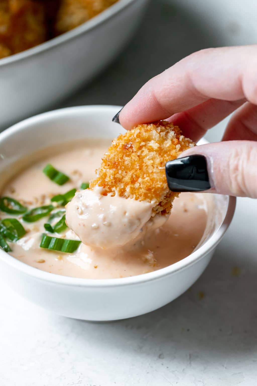 Salmon Nuggets with Bang Bang Sauce • Kroll's Korner