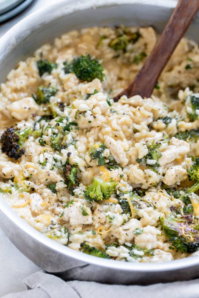 Chicken Risotto with Broccoli • Kroll's Korner