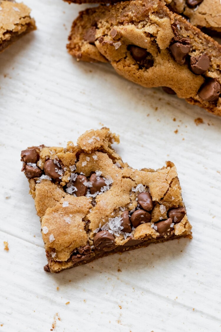 Brown Butter Chocolate Chip Blondies • Kroll's Korner