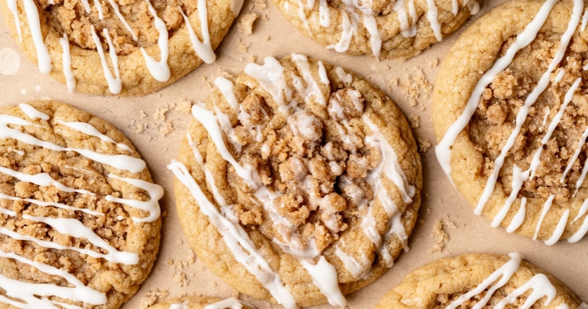Coffee Cake Cookies • Kroll's Korner