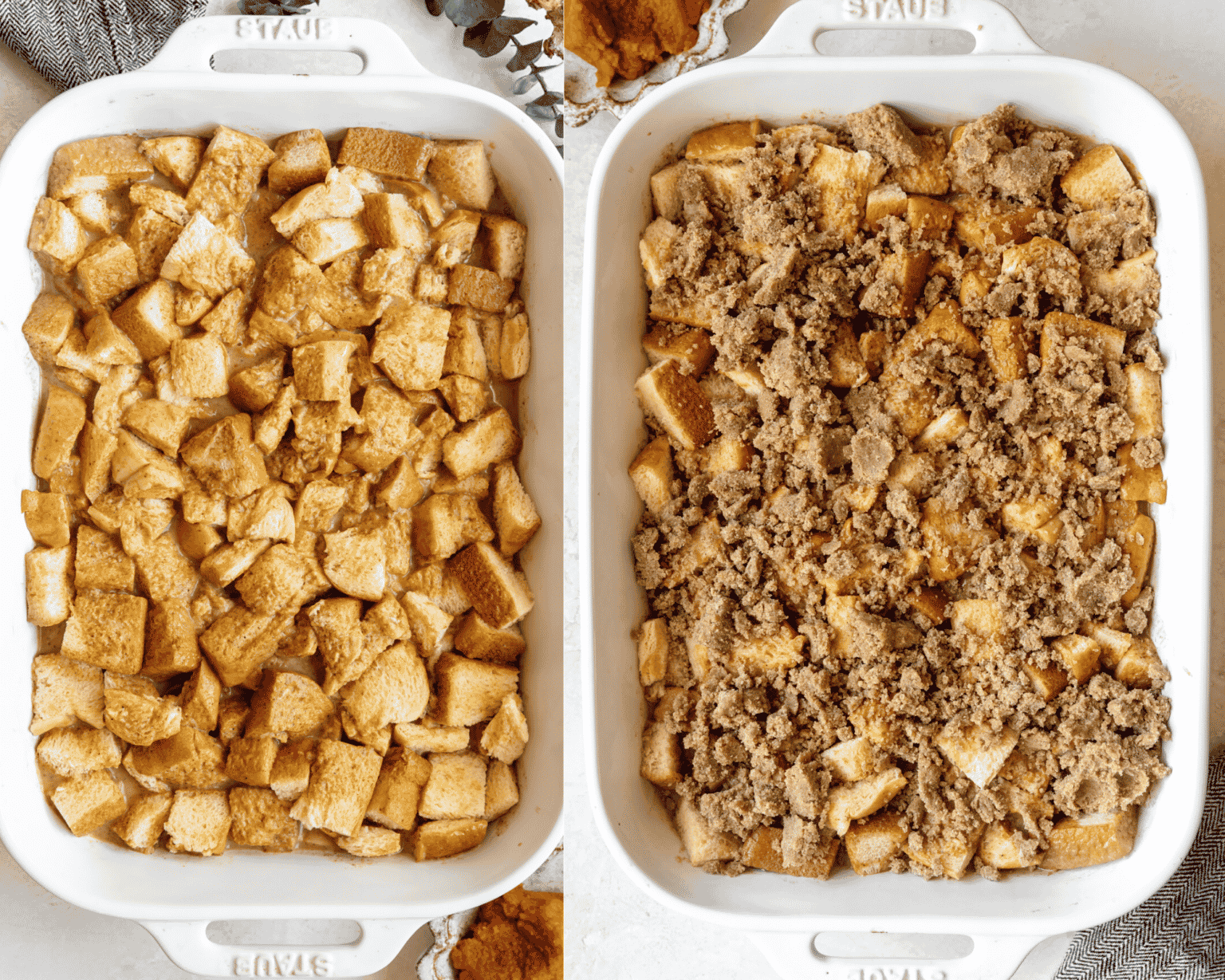 Pumpkin French Toast Casserole (with brioche) • Kroll's Korner