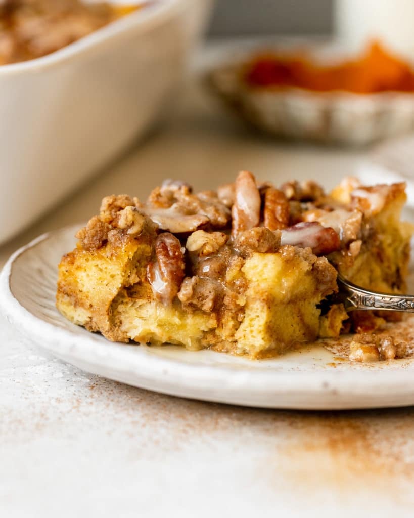 Pumpkin French Toast Casserole (with Brioche) • Kroll's Korner