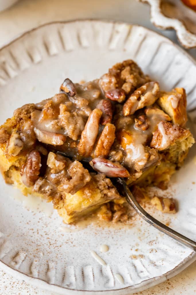 Pumpkin French Toast Casserole (with brioche) • Kroll's Korner