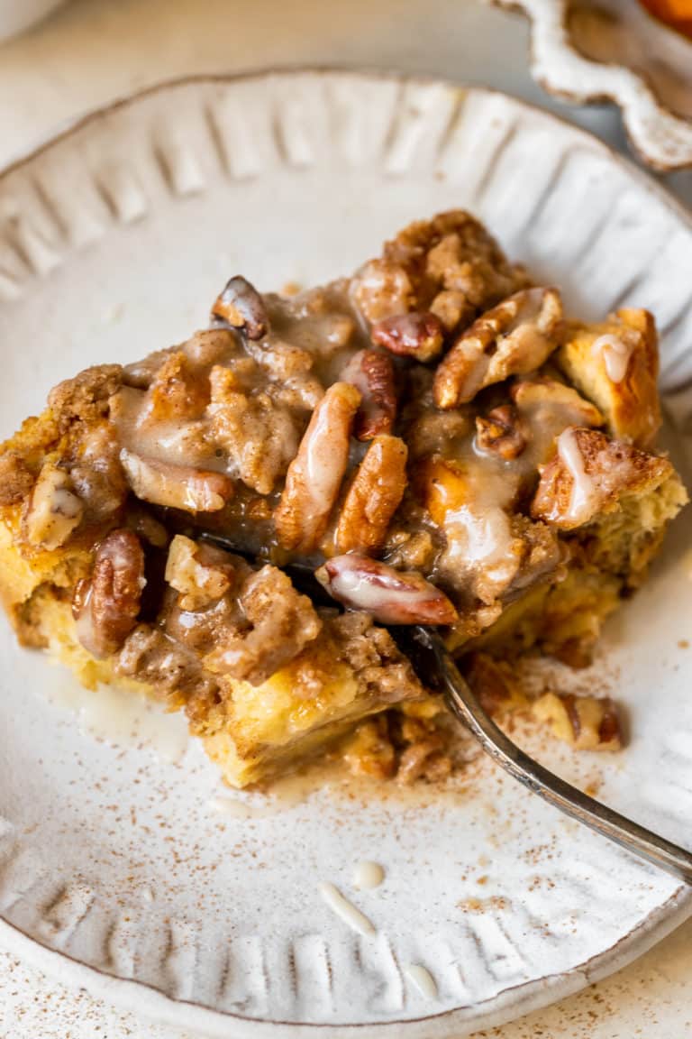 Pumpkin French Toast Casserole (with brioche) • Kroll's Korner