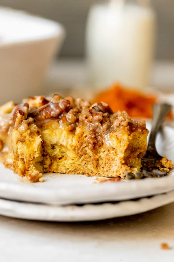 Pumpkin French Toast Casserole (with Brioche) • Kroll's Korner