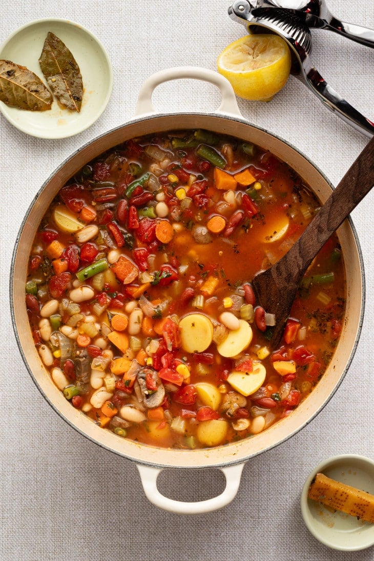 Actually Good Homemade Vegetable Soup • Kroll's Korner