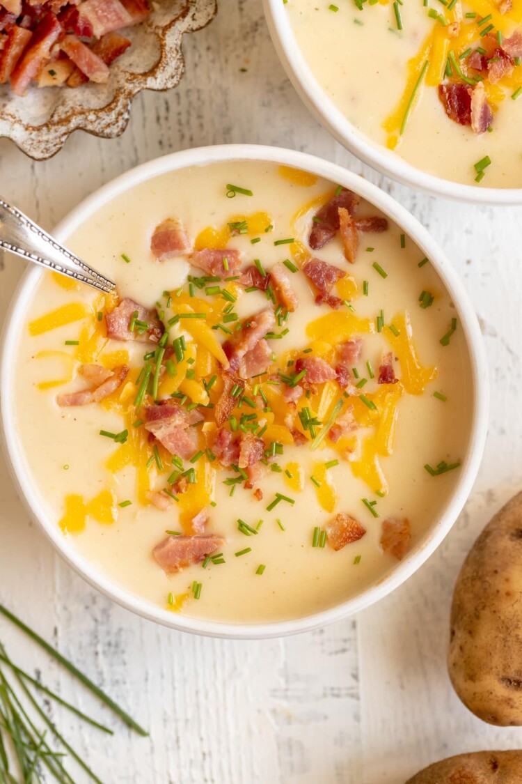 Instant Pot Baked Potato Soup (VIDEO) Kroll's Korner