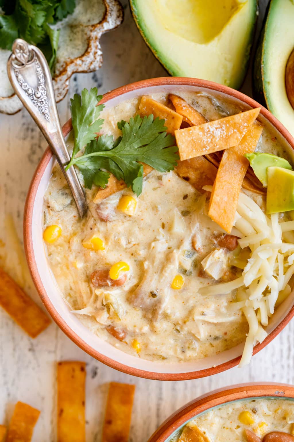 Green Chicken Enchilada Soup • Kroll's Korner