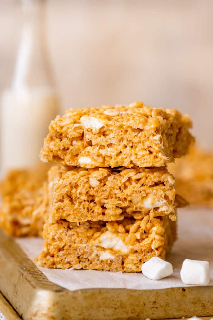 Peanut Butter Rice Krispie Treats • Kroll's Korner